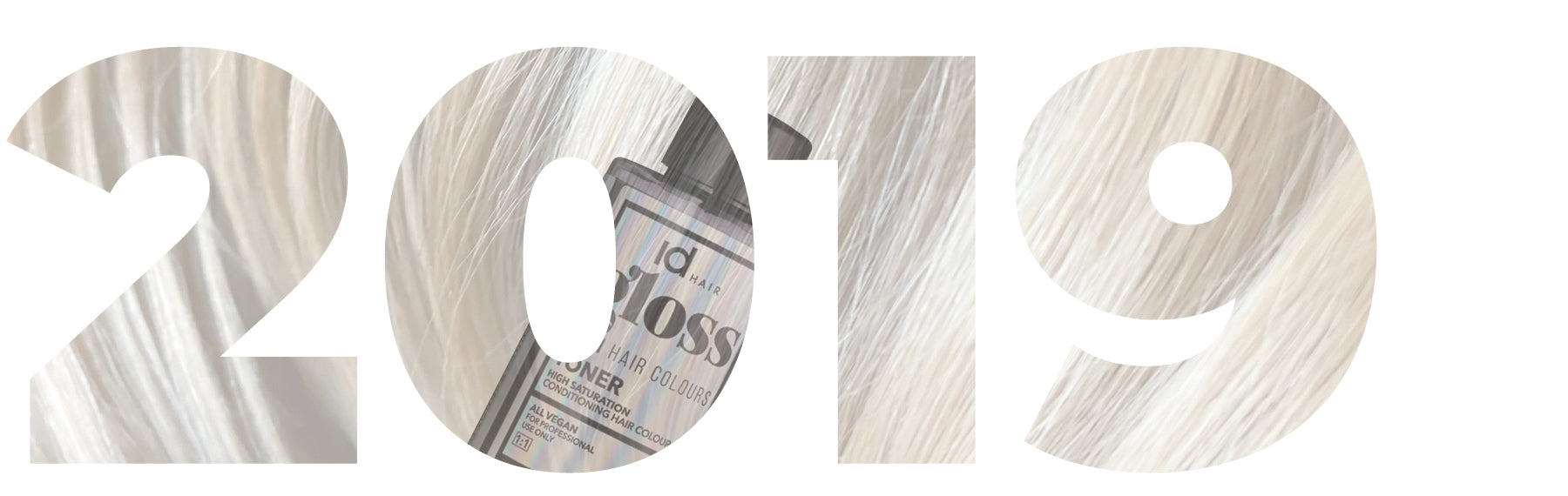 Grafisk årstal med motiv der beskriver begivenhederne for året: 2019