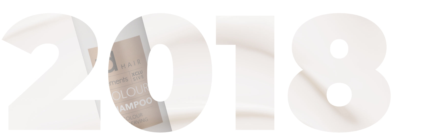 Grafisk årstal med motiv der beskriver begivenhederne for året: 2018